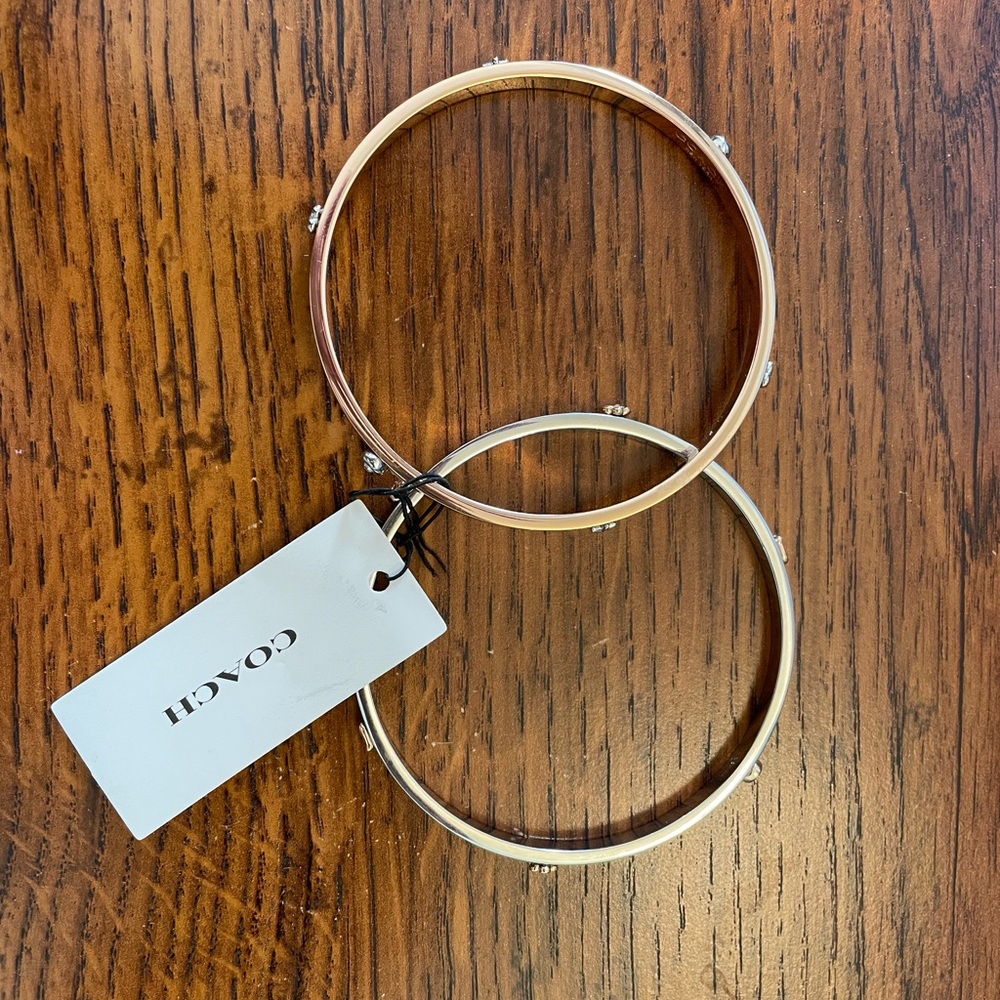 Coach Two Piece Bangle Set - Picture 2 of 6